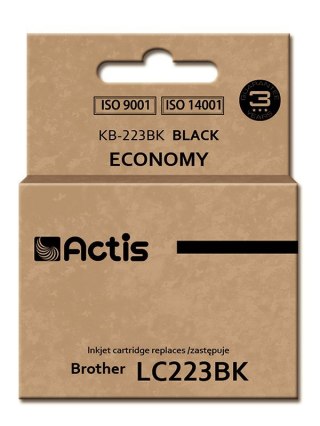 Actis KB-223Bk Tusz (zamiennik Brother LC223BK; Standard; 16 ml; czarny)