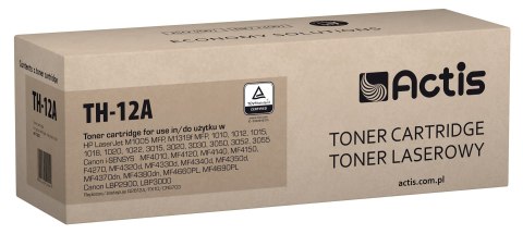 Actis TH-12A Toner (zamiennik HP 12A Q2612A, Canon FX-10, Canon CRG-703; Standard; 2000 stron; czarny)