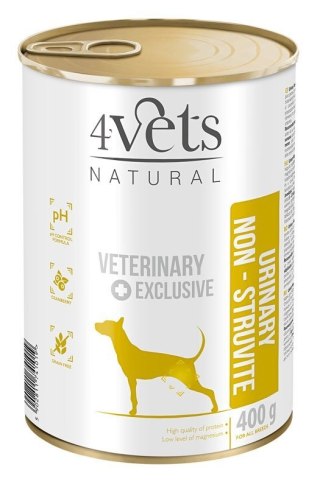 4VETS Urinary Non-struvite - mokra karma dla psa - 400 g