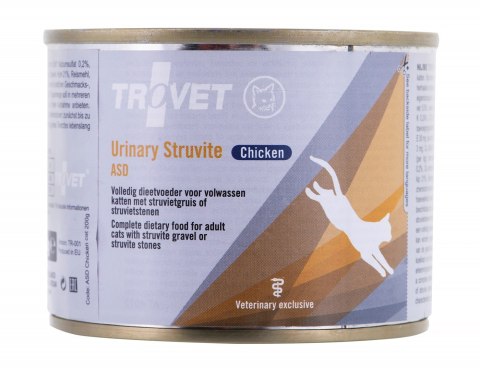 TROVET ASD Urinary Struvite z kurczakiem - mokra karma dla kota - 200 g