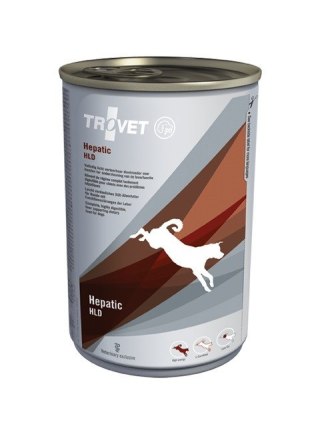 TROVET Hepatic HLD z kurczakiem - mokra karma dla psa - puszka - 400 g