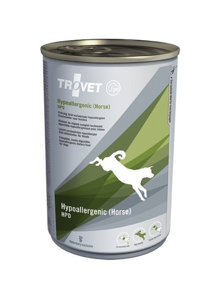 TROVET Hypoallergenic HPD z koniną - mokra karma dla psa - 400 g