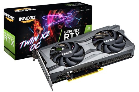 Karta graficzna INNO3D GeForce RTX 3060 TWIN X2 OC 12GB GDDR6