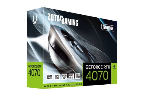 Karta graficzna ZOTAC GAMING GeForce RTX 4070 Twin Edge 12GB GDDR6X