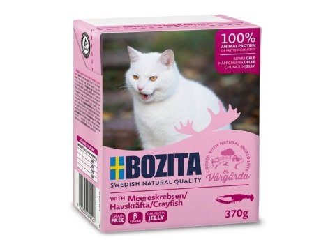 BOZITA Mięsne kawałki z krewetkami w sosie 370g