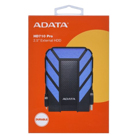 Dysk zewnętrzny HDD ADATA HD710 PRO (2TB; 2.5"; USB 3.2; niebieski)