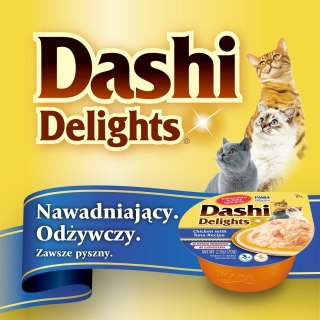 INABA Dashi Delights Kurczak Tuńczyk&Łosoś - Przysmak dla kotów - 70g