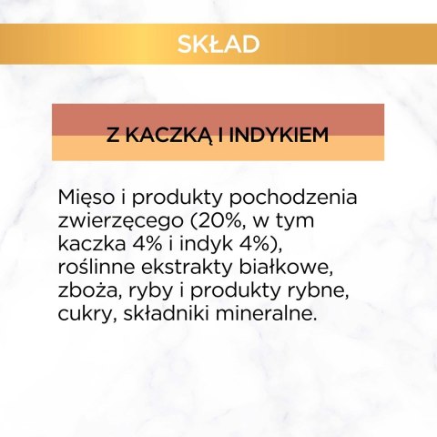 Gourmet Gold mokra karma dla kota z kaczką i indykiem 85g