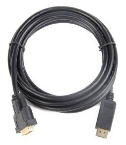 Kabel GEMBIRD CC-DPM-DVIM-6 (DisplayPort M - DVI-D M; 1,8m; kolor czarny)