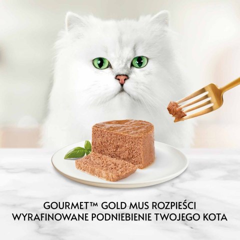 PURINA Gourmet Gold Mus z indykiem - mokra karma dla kota - 85 g