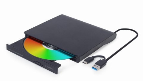 GEMBIRD ZEWNĘTRZNA NAGRYWARKA DVD 8X, CD 24X USB 3.1 SLIM CZARNA