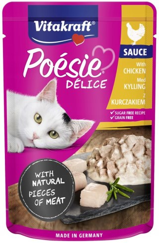 VITAKRAFT Poesie Delice w sosie multipack sauce - mokra karma dla kota - 6+1 x 85g