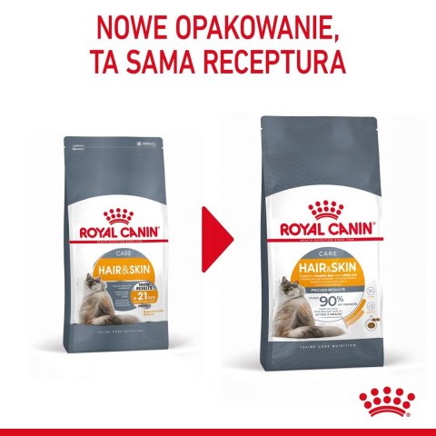 ROYAL CANIN FCN Hair&Skin Care - sucha karma dla kota dorosłego - 10 kg