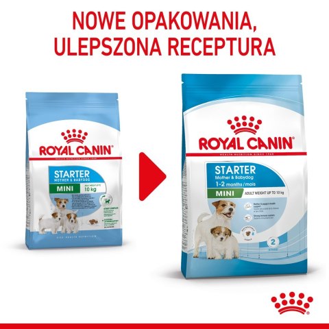 ROYAL CANIN Starter Mini Mother & Babydog - sucha karma dla szczeniąt i suk w ciąży oraz okresie laktacji - 1 kg