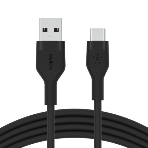 Kabel Belkin BoostCharge Flex USB-C to USB-A Cable 15W 3m Silicone Black