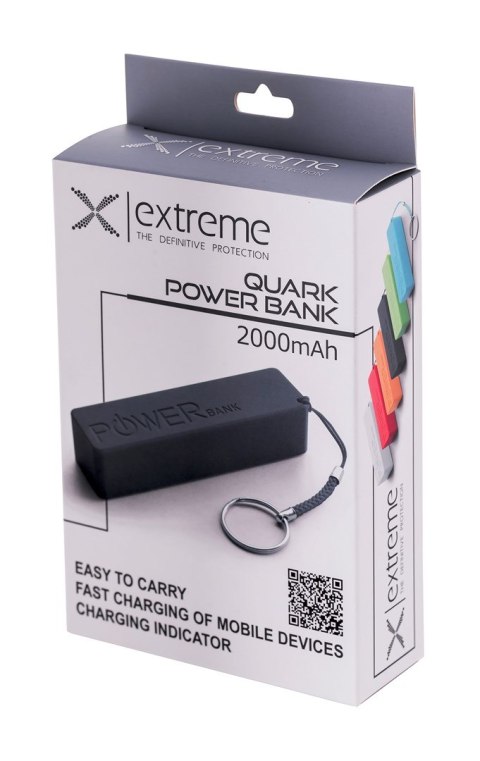 ESPERANZA POWER BANK 2000MAH QUARK CZARNY XMP101K