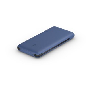 Powerbank Belkin BOOSTCHARGE Plus 10K USB-C Power Bank with Integrated Cables Lightning and USB-C 10000mAh 18W Blue