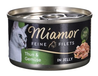 MIAMOR Feine Filets - filety mięsne smak: tuńczyk z warzywami 100g