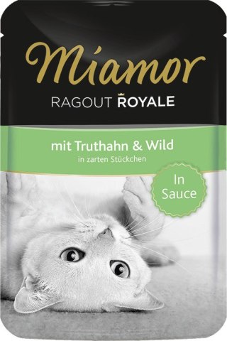 MIAMOR Ragout Royale smak: indyk z dziczyzną w sosie - saszetka 100g