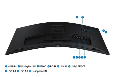 MONITOR SAMSUNG LED 34" LS34C652UAUXEN 100Hz