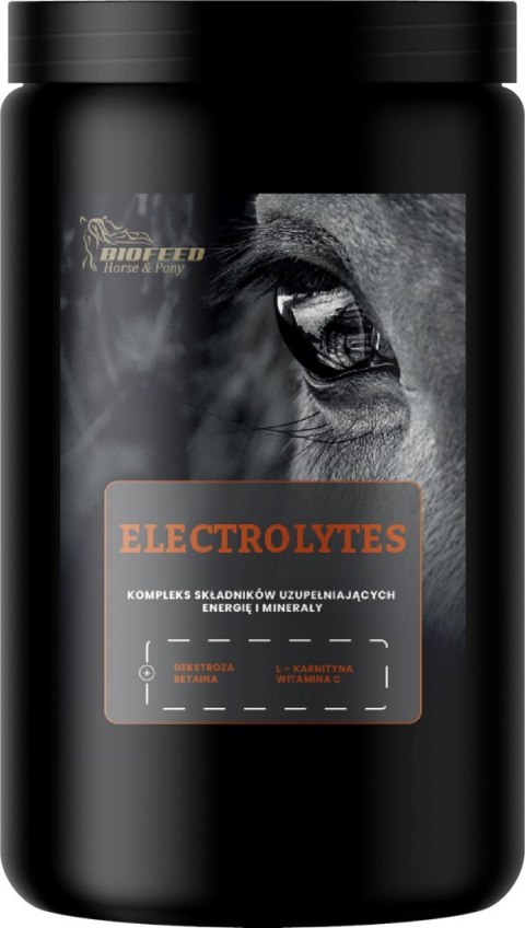 BIOFEED Horse&Pony Electrolytes - rozpuszczalne w wodzie elektrolity 900g