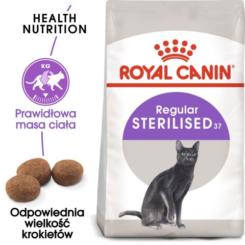 ROYAL CANIN FHN Regular Sterilised 37 - sucha karma dla kota dorosłego - 400 g