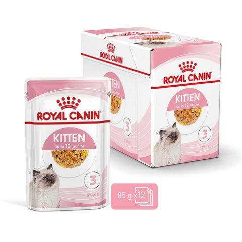 Royal Canin FHN Kitten Instinctive w galaretce - mokra karma dla kociąt - 12x85g