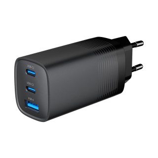 GEMBIRD SZYBKA ŁADOWARKA USB POWER DELIVERY USB TYPU C, 3X USB, 65 W, GAN CZARNA