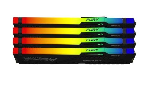 Kingston FURY DDR5 128GB (4x32GB) 5600MHz CL40 Beast Black RGB