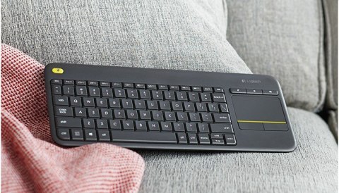 Klawiatura Logitech K400 920-007145 (USB 2.0; kolor czarny