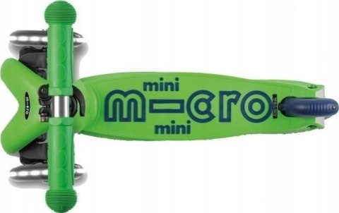 Micro hulajnoga Mini DELUXE LED GREEN BLUE