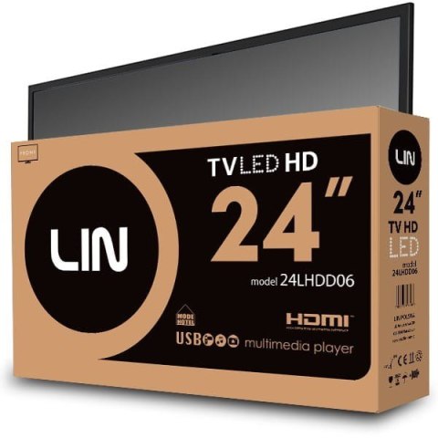 TV 24" LIN 24LHDD06 HD Ready DVB-T2