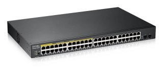 Switch Zyxel GS1900-48HP 50p PoE (PoE+: 24;) 170W Managed Gigabit