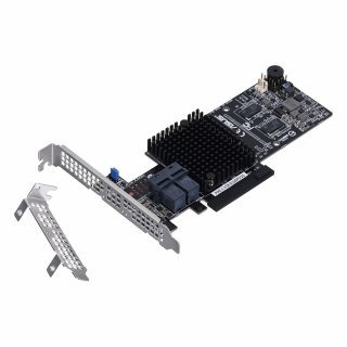 ASUS PIKE II 3108-8i-240PD/2G 8-port internal SATA/SAS 12G (RAID 0, 1, 10, 5, 6, 50, 60) 2x Mini-SAS HD SFF-8643