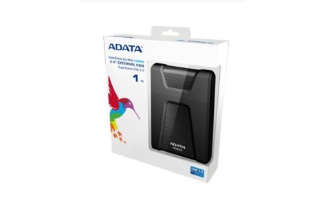 Dysk zewnętrzny HDD ADATA HD650 (1TB; 2.5"; USB 3.2; czarny)