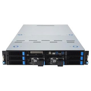 ASUS Rack 2U ESC4000A-E12-SKU1/2600W(1+1) AMD EPYC 1x LGA 6096 (SP5) 400W 12xDDR5 6x3,5"/2,5" SATA/SAS*+NVMe 2 Intel i350 1Gb 4 