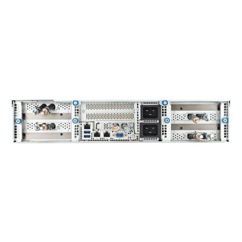 ASUS Rack 2U ESC4000A-E12-SKU1/2600W(1+1) AMD EPYC 1x LGA 6096 (SP5) 400W 12xDDR5 6x3,5"/2,5" SATA/SAS*+NVMe 2 Intel i350 1Gb 4 