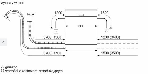 Zmywarka do zabudowy BOSCH SMV25AX06E