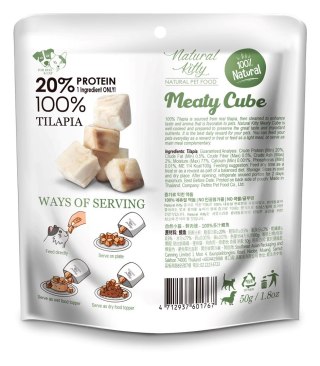 MEATY CUBE 100% TILAPIA - 50g