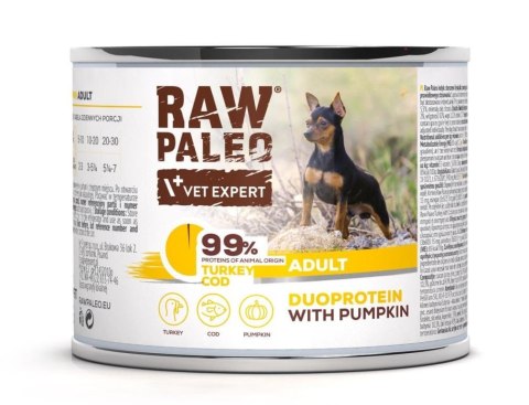 Raw Paleo Turkey&Cod Adult Can 200g Raw Paleo Turkey&Cod Adult Can 200g