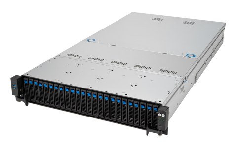 Platforma Asus Rack (2U) RS520A-E12-RS24U AMD Epyc 9004 (16x NVMe, 8x SATA/SAS, 2xM.2, 2xGPU, 2x10Gbe, IPMI, 1+1 1600W)