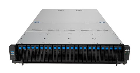 Platforma Asus Rack (2U) RS520A-E12-RS24U AMD Epyc 9004 (16x NVMe, 8x SATA/SAS, 2xM.2, 2xGPU, 2x10Gbe, IPMI, 1+1 1600W)