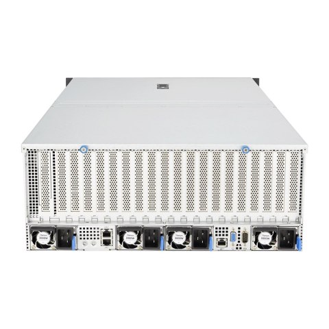 Platforma Asus Rack (4U) ESC8000A-E12 AMD Epyc 9004 (8x NVMe/SATA HS, 1xM.2, 2x10Gbe, IPMI, 2+2 3000W)