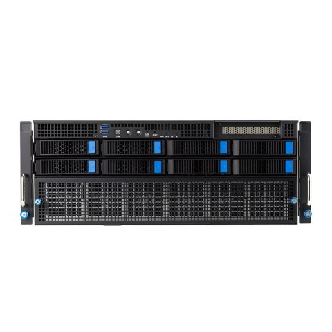 Platforma Asus Rack (4U) ESC8000A-E12 AMD Epyc 9004 (8x NVMe/SATA HS, 1xM.2, 2x10Gbe, IPMI, 2+2 3000W)