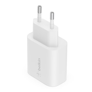 BELKIN ŁADOWARKA SIECIOWA 25W PD PPS BIAŁA