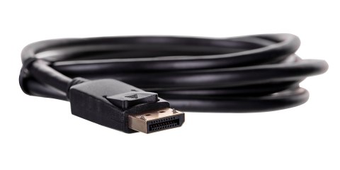 Kabel SAVIO CL-136 (DisplayPort M - DisplayPort M; 2m; kolor czarny)