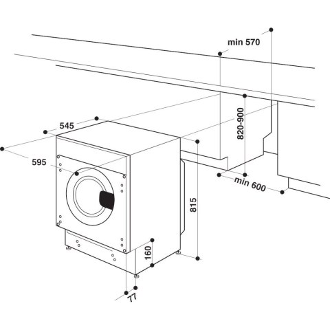 Pralko-suszarka WHIRLPOOL BI WDWG 861485 EU