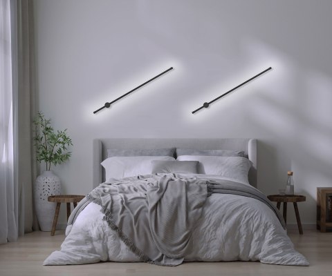 Lampa ścienna LED Activejet AJE-HILTON Black NW