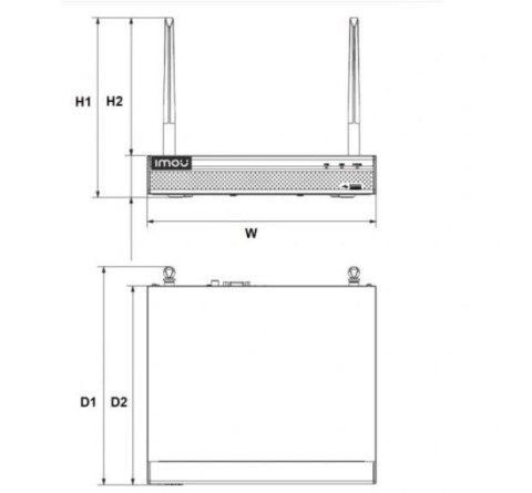 REJESTRATOR WIFI IMOU NVR1108HS-W-S2