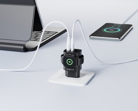 Ładowarka Havit USB-C+USB-A UC132 EU